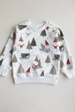 Baltas kalėdinis džemperis mergaitei ar berniukui
